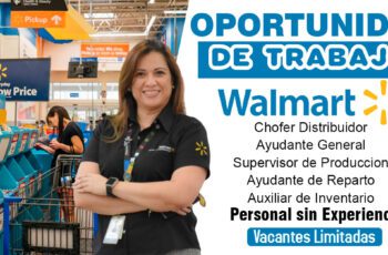 SE SOLICITA PERSONAL PARA TRABAJAR EN WALMART