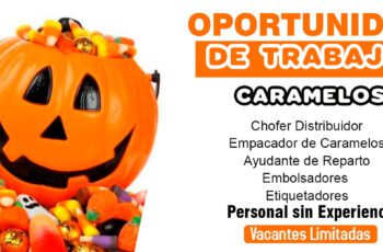 REQUIEREN JÓVENES PARA EMBOLSAR CARAMELOS POR HALLOWEEN