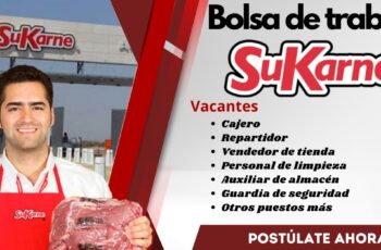 SUKARNE CUENTA CON BACANTES DISPONIBLES